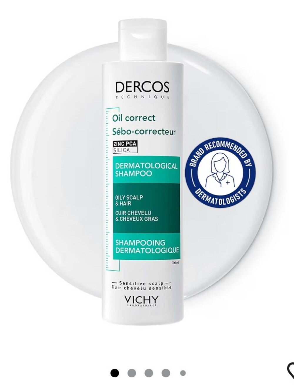 Dercos Oil Correct Dermatological Shampoo